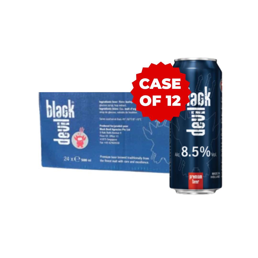 BLACK DEVIL 8.5% BEER (12X50CL)