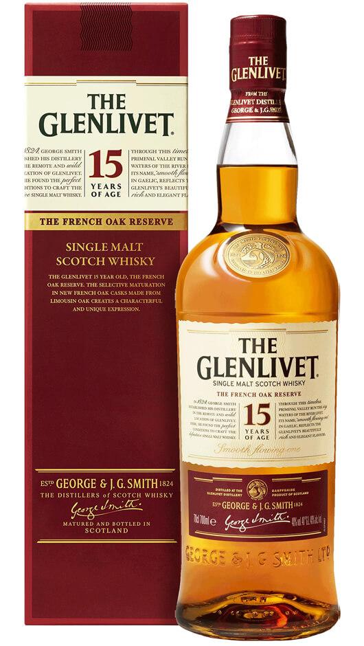 THE GLENLIVET 15 YEARS WHISKEY 75CL
