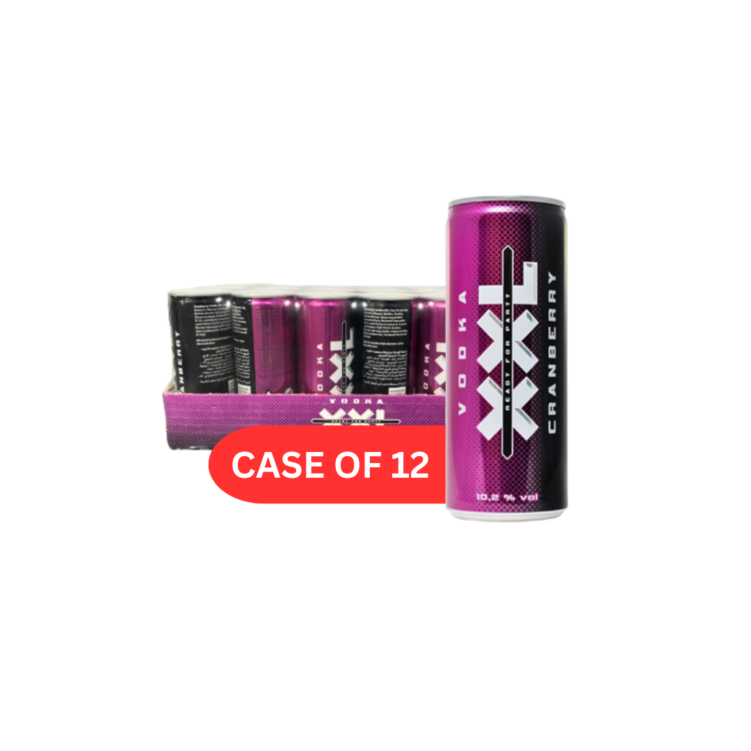 XXL CRANBERRY MIX VODKA (12X24CL)