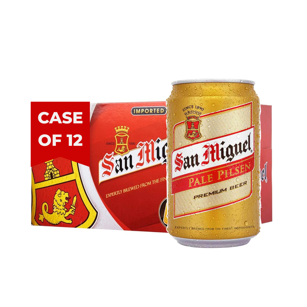 SAN MIGUEL PALE PILSEN BEER CAN (12X33CL)