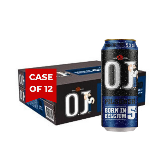 OJ BEER 5% BEER CAN (12X50CL)