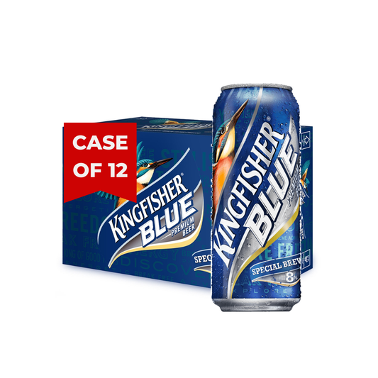 Kingfisher Blue Can 12 x 500ML - Compare prices in UAE