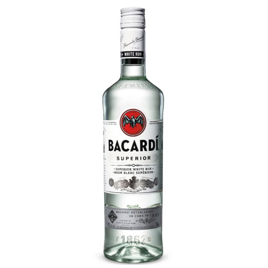 BACARDI WHITE RUM 75CL