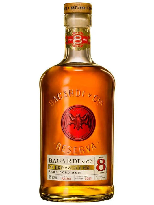 BACARDI RESERVE OCHO ANOS LTR