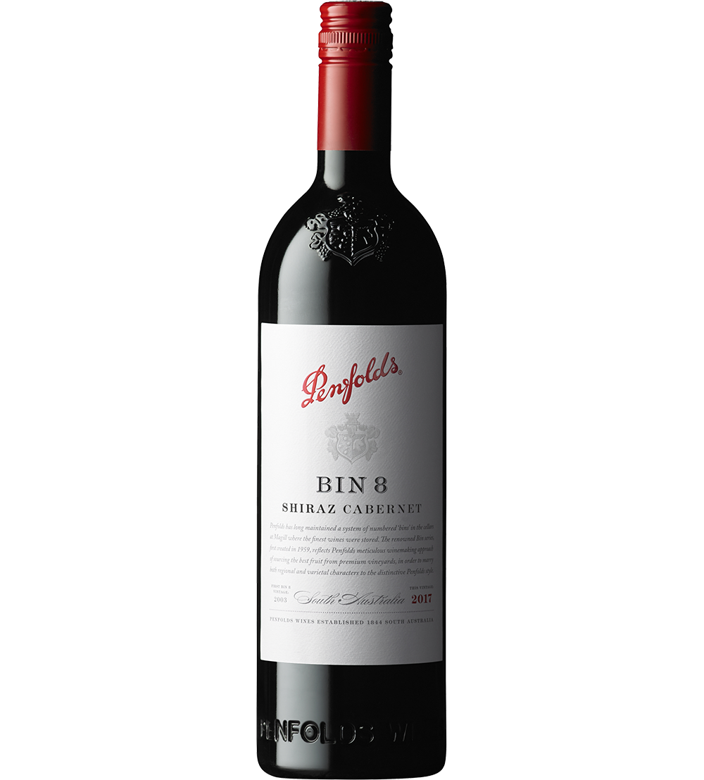 PENFOLDS BIN 8 SHIRAZ CABERNET 75CL