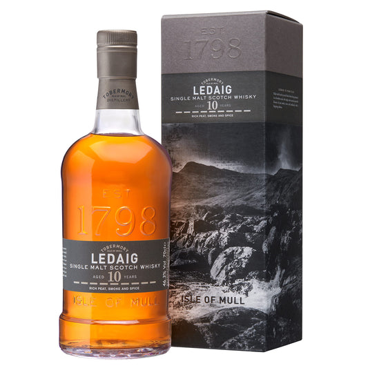 LEDAIG 10 YEARS WHISKEY 70CL
