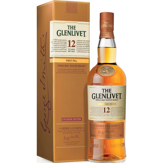 GLENLIVET FIRST FILL 12 YRS WHISKY 70CL