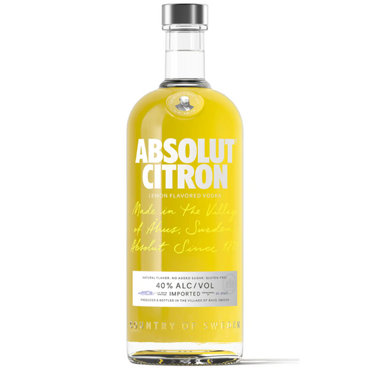 ABSOLUT CITRON VODKA LTR