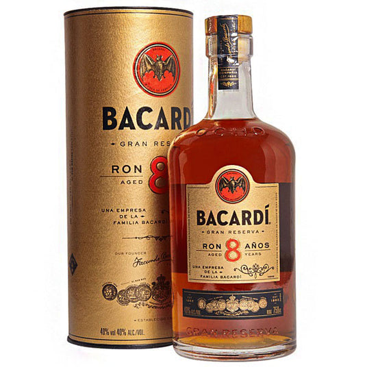 BACARDI 8 YEARS RUM 70CL