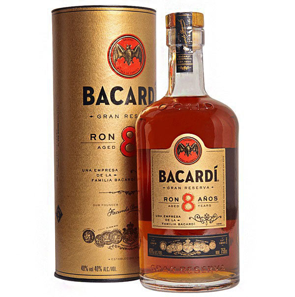 BACARDI 8 YEARS RUM LTR