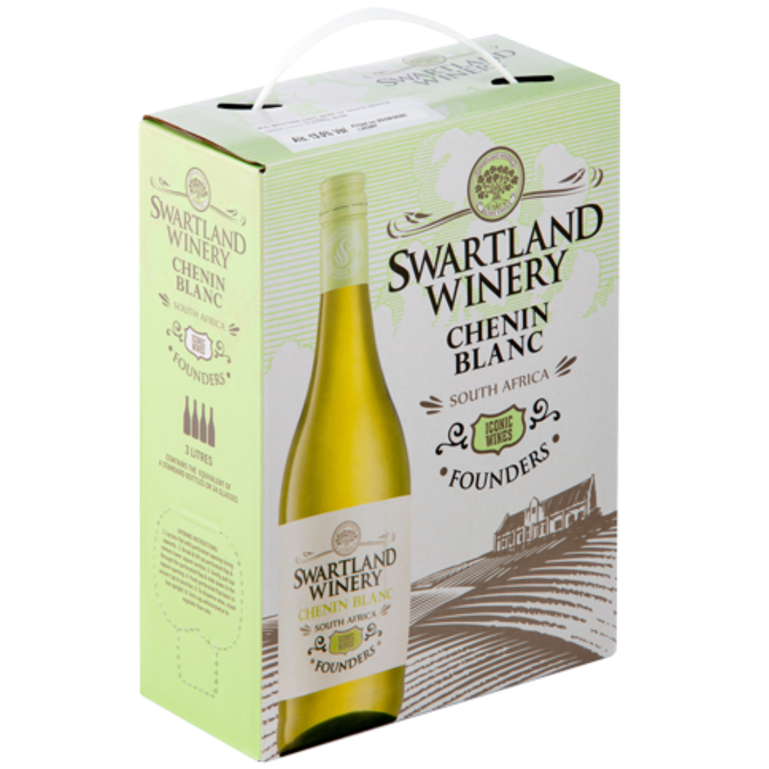 SWARTLAND WINERY CHENIN BLANC 3 LTR