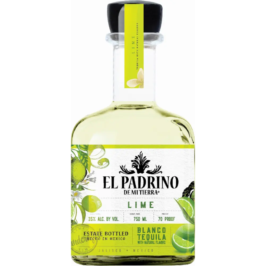 EL PADRINO DE MI TIERRA BLANCO LIME TEQUILA 75CL