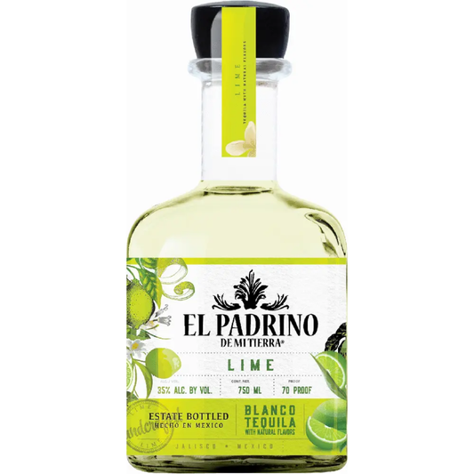 EL PADRINO DE MI TIERRA BLANCO LIME TEQUILA 75CL