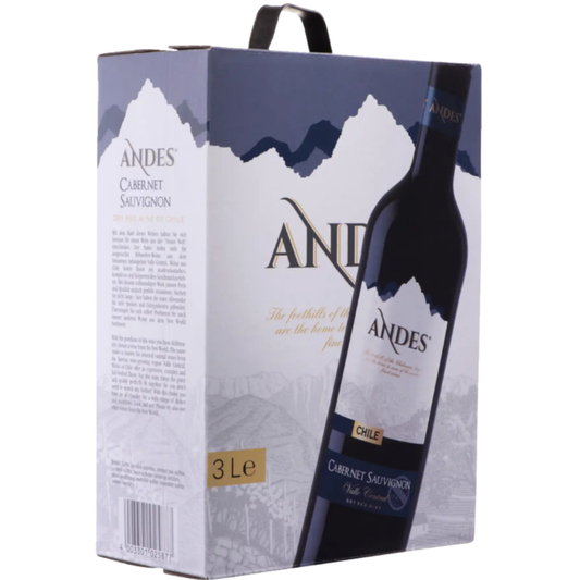 ANDES CABERNET SAUVIGNON DRY RED 3LTR
