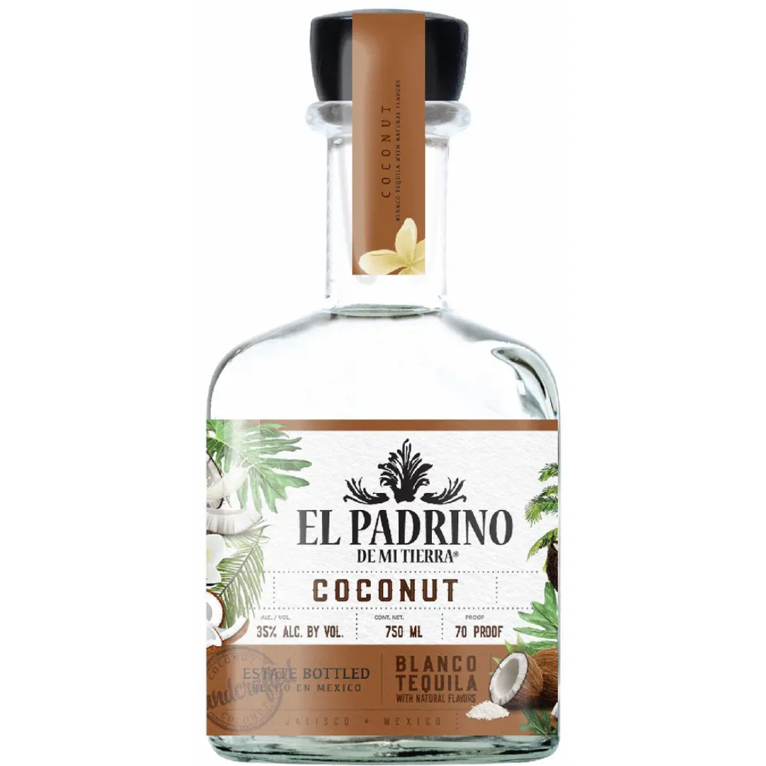 EL PADRINO DE MI TIERRA COCONUT TEQUILA 75CL