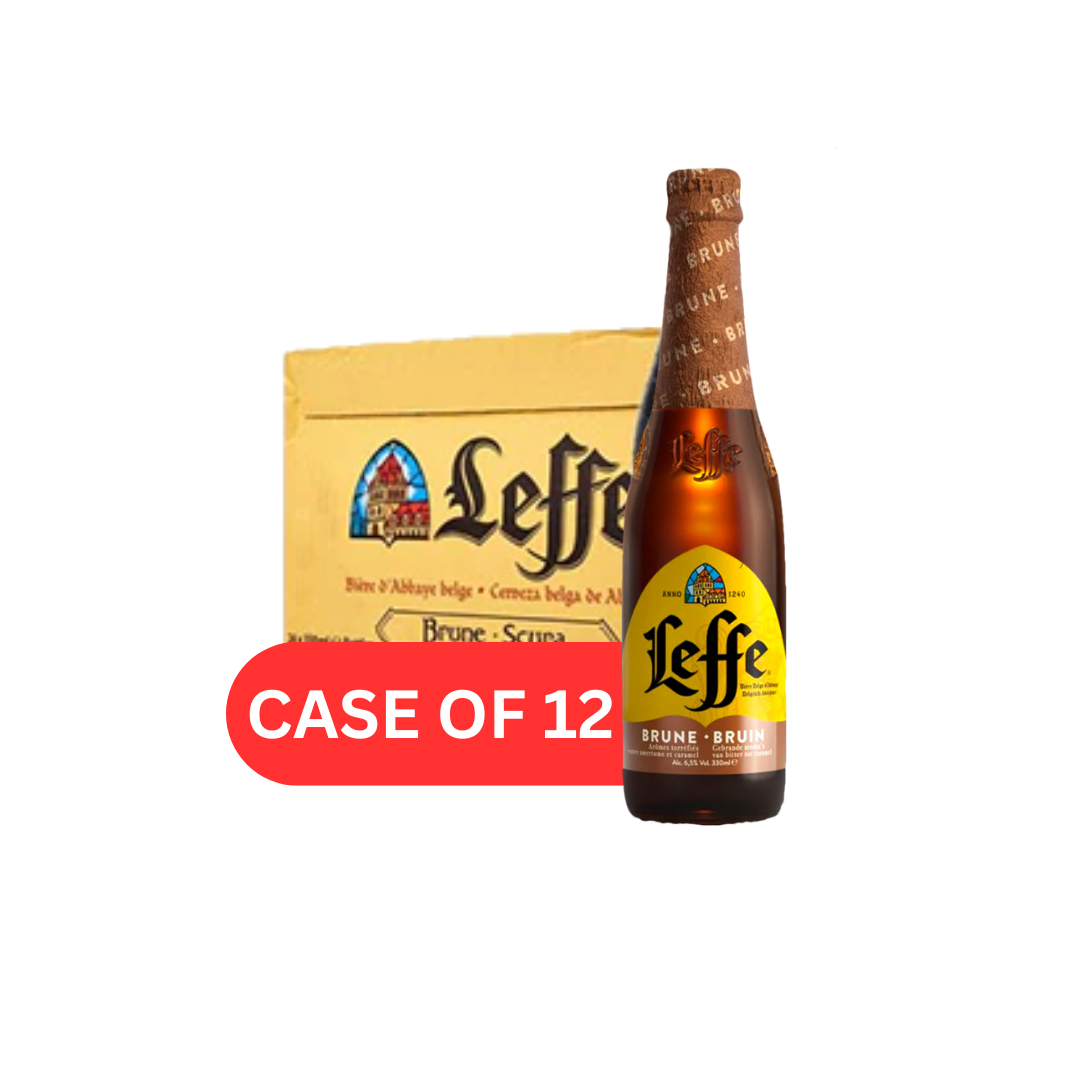 LEFFE BRUNE BEER BTL (12X33CL)