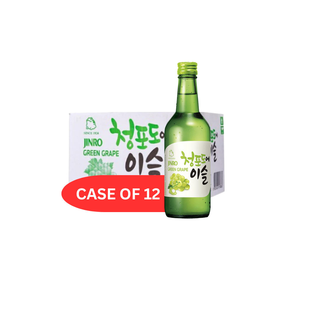 JINRO GREEN GRAPE SOJU (12X35CL)