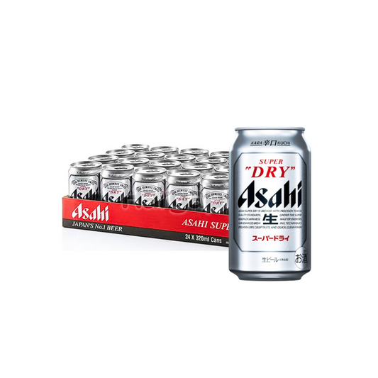 ASAHI SUPER DRY BEER CAN (24X33CL)