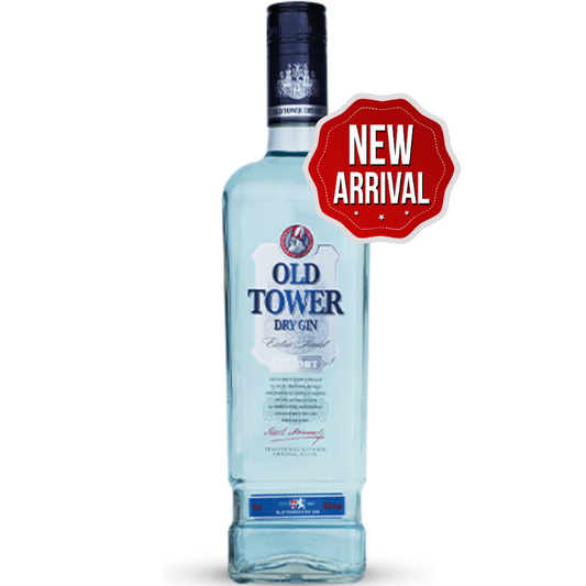 OLD TOWER DRY BLUE GIN 70CL