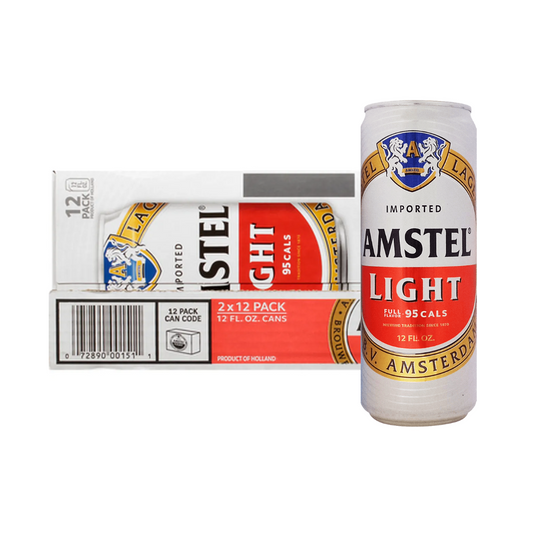 AMSTEL LIGHT BEER CAN (24X35.5CL)