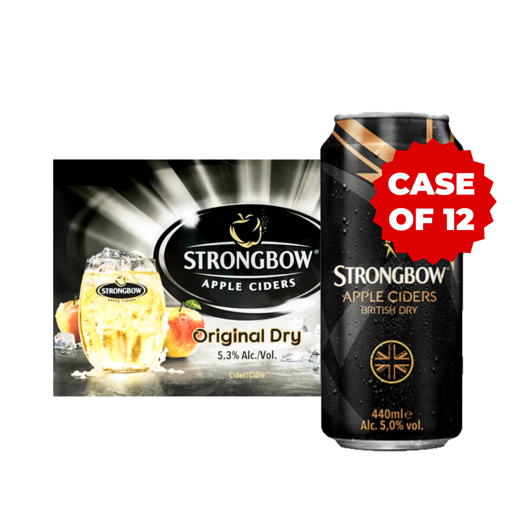 STRONGBOW APPLE CIDER CAN (12X44CL)
