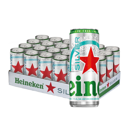 HEINEKEN SILVER BEER CAN (24X33CL)