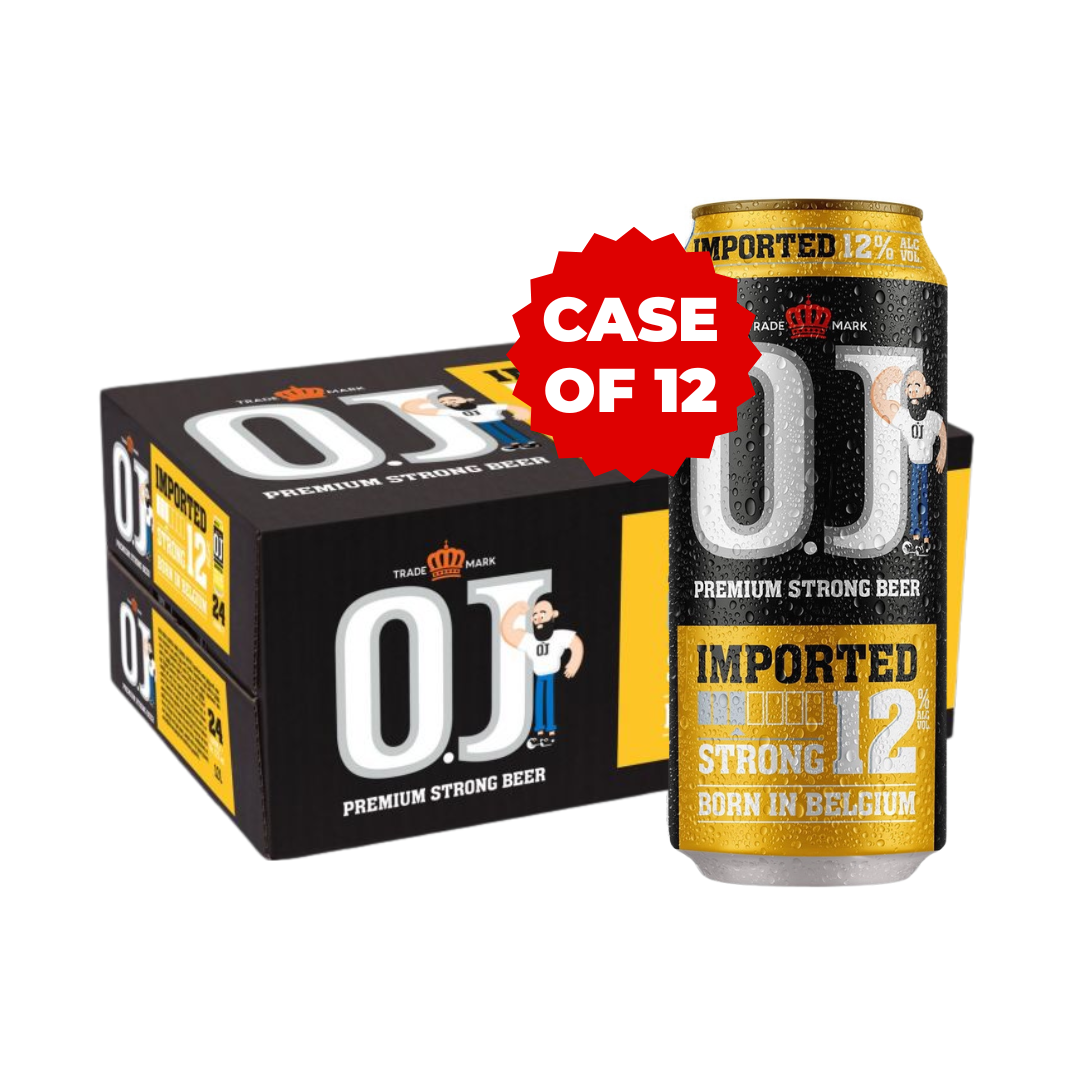 OJ 12% BEER CAN (12X50CL)
