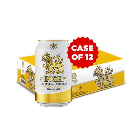 SINGHA BEER CAN (12X33CL)