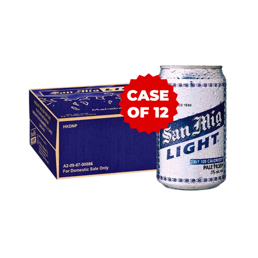 SAN MIGUEL LIGHT BEER CAN (12X33CL)