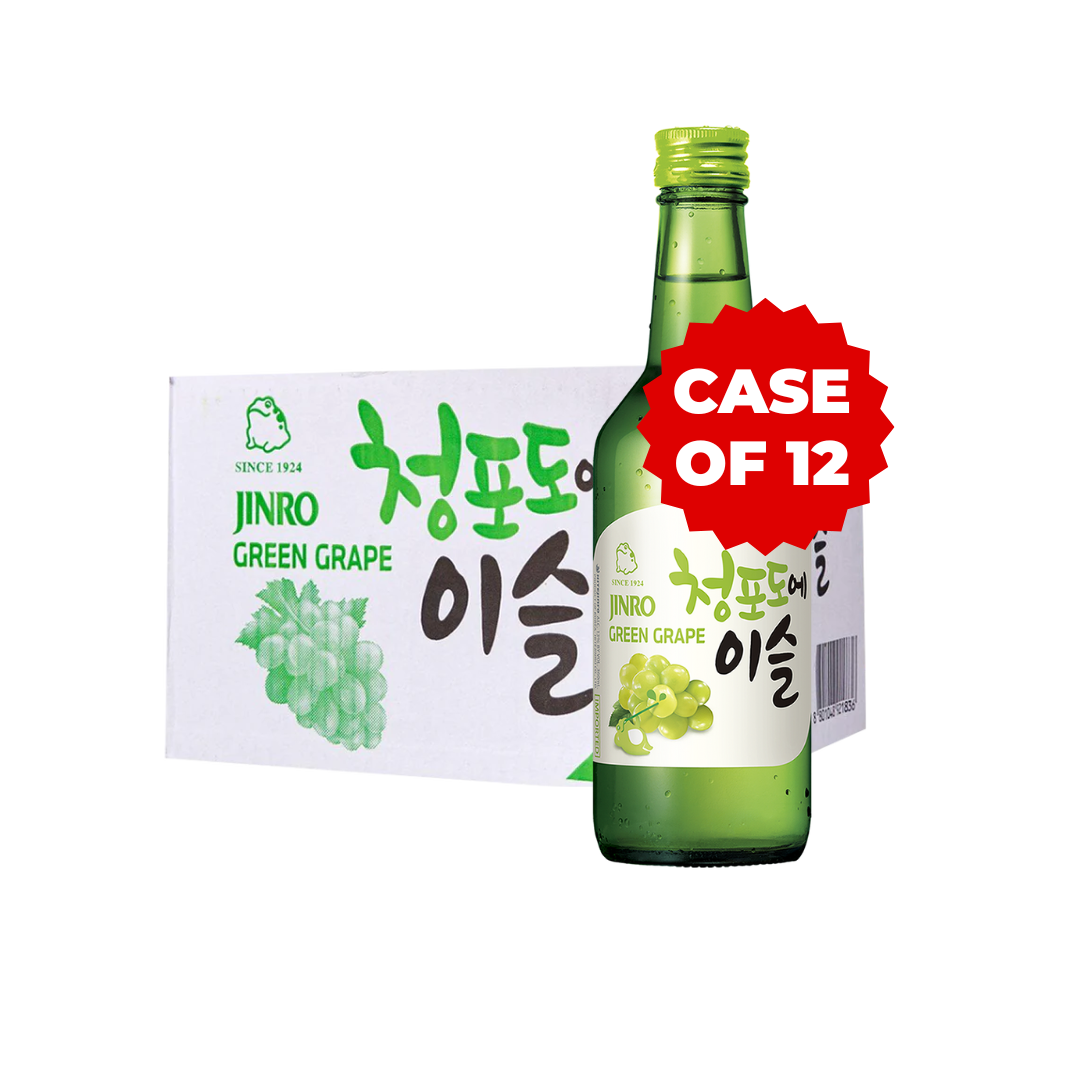 JINRO GREEN GRAPE SOJU (12X35CL)