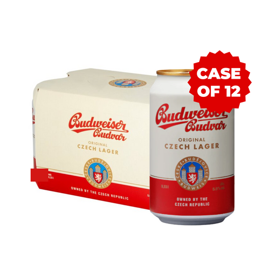 BUDVAR BEER CAN (12X33CL)