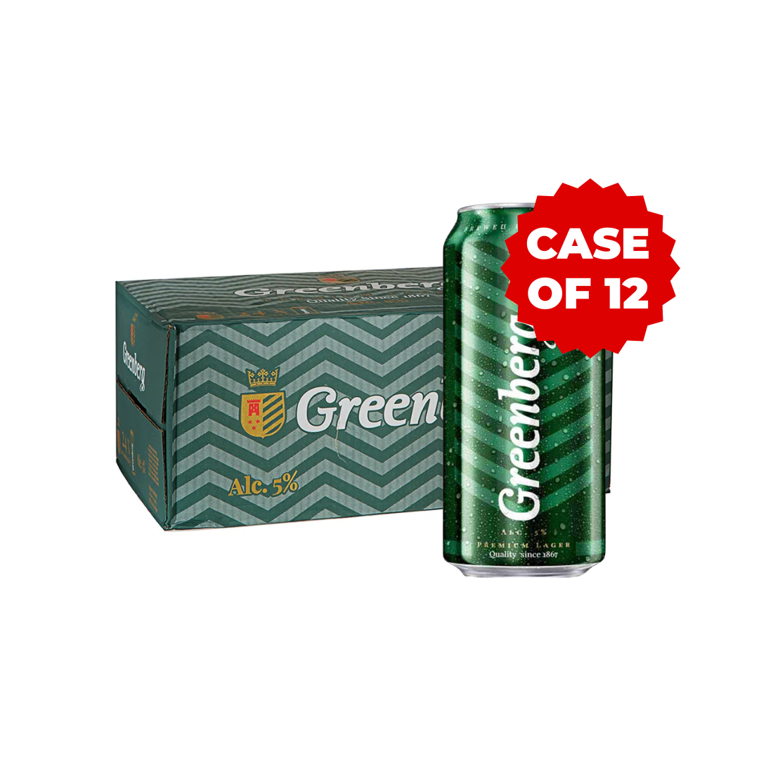 GREENBERG PREMIUM LAGER BEER (12X50CL)