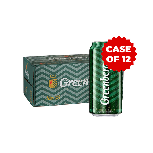 GREENBERG PREMIUM LAGER BEER (12X50CL)