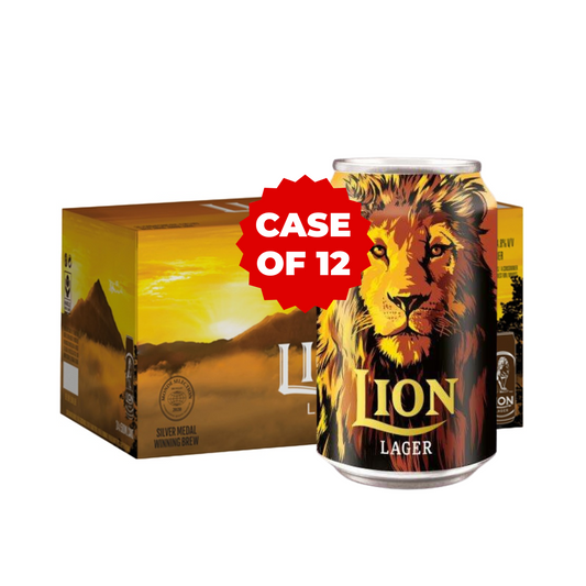 LION LAGER BEER CAN (12X33CL)