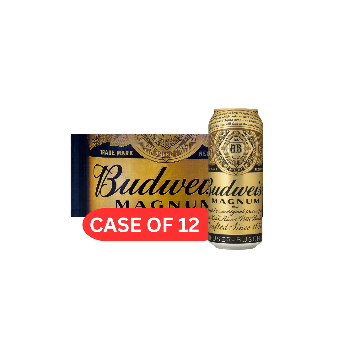 BUDWEISER MAGNUM BEER CAN (12X50CL)