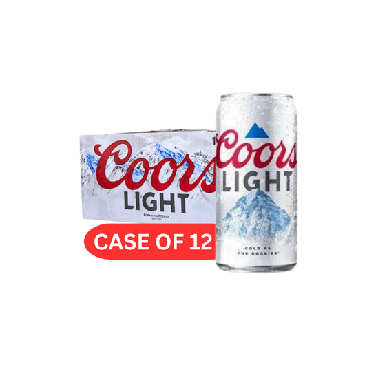 COORS LIGHT CAN BEER (12X33CL)