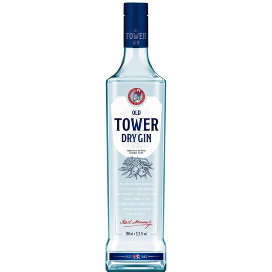 Old Tower Dry Blue Gin 700ML by old tower - Compare prices in UAE