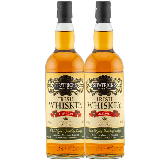 ST PATRICK OAK AGED IRISH WHISKEY 2X70CL