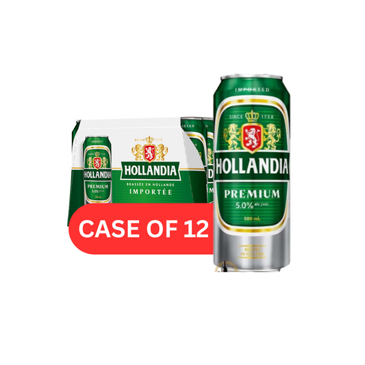 HOLLANDIA 5% BEER CAN (12X50CL)