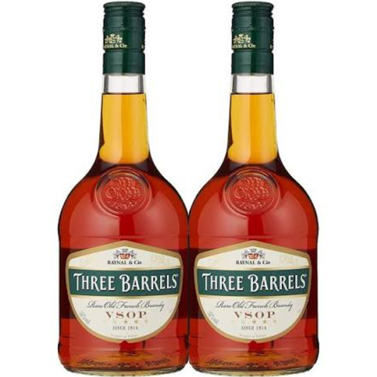 THREE BARRELS VSOP 2XLTR