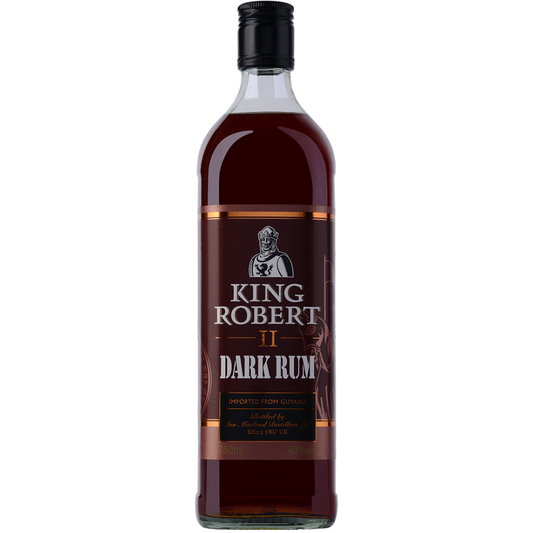 KING ROBERT'S DARK RUM 75CL