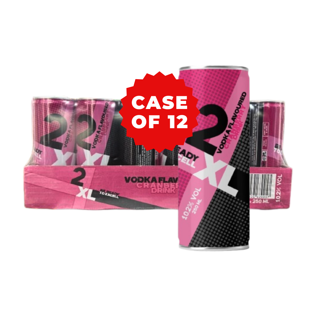 2XL CRANBERRY MIX COCKTAIL DRINK (12X25CL)