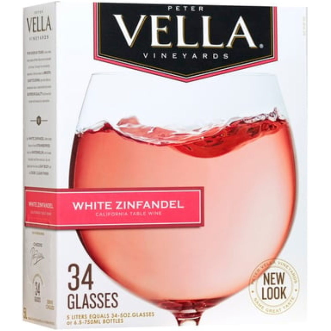 PETER VELLA WHITE ZINFANDEL 5LTR