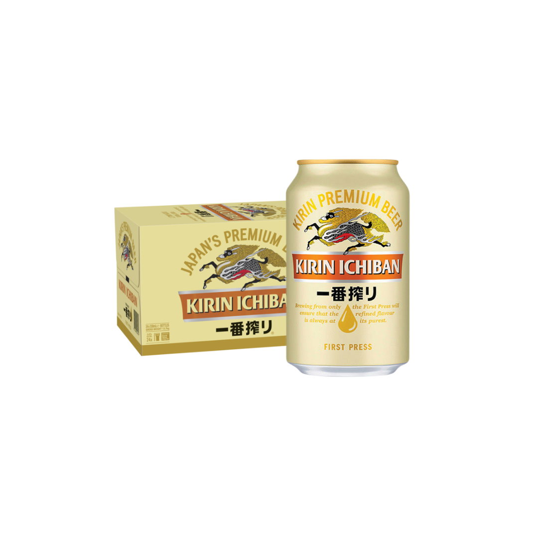 KIRIN ICHIBAN PREMIUM BEER CAN (24X33CL)