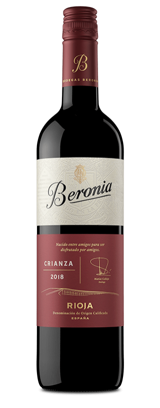 BERONIA CRIANZA RIOJA 2018  75CL