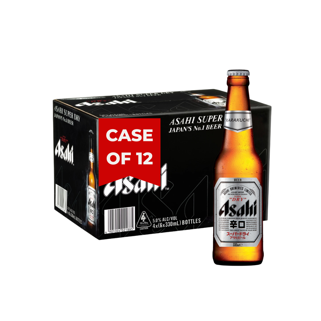 ASAHI SUPER DRY BEER BTL (12X33CL)