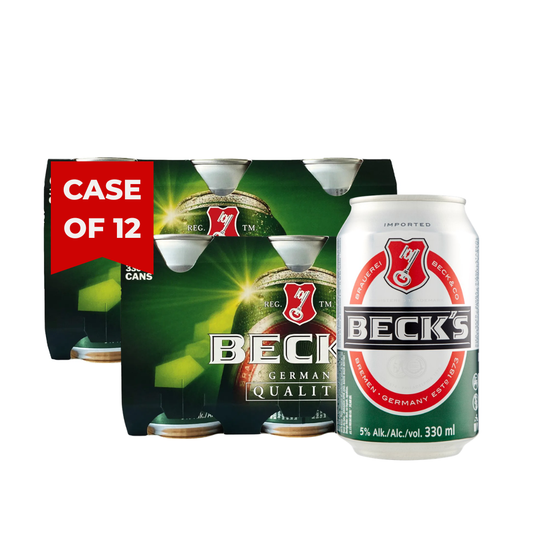 Becks Beer Can 12 x 330ML by becks - Compare prices in UAE