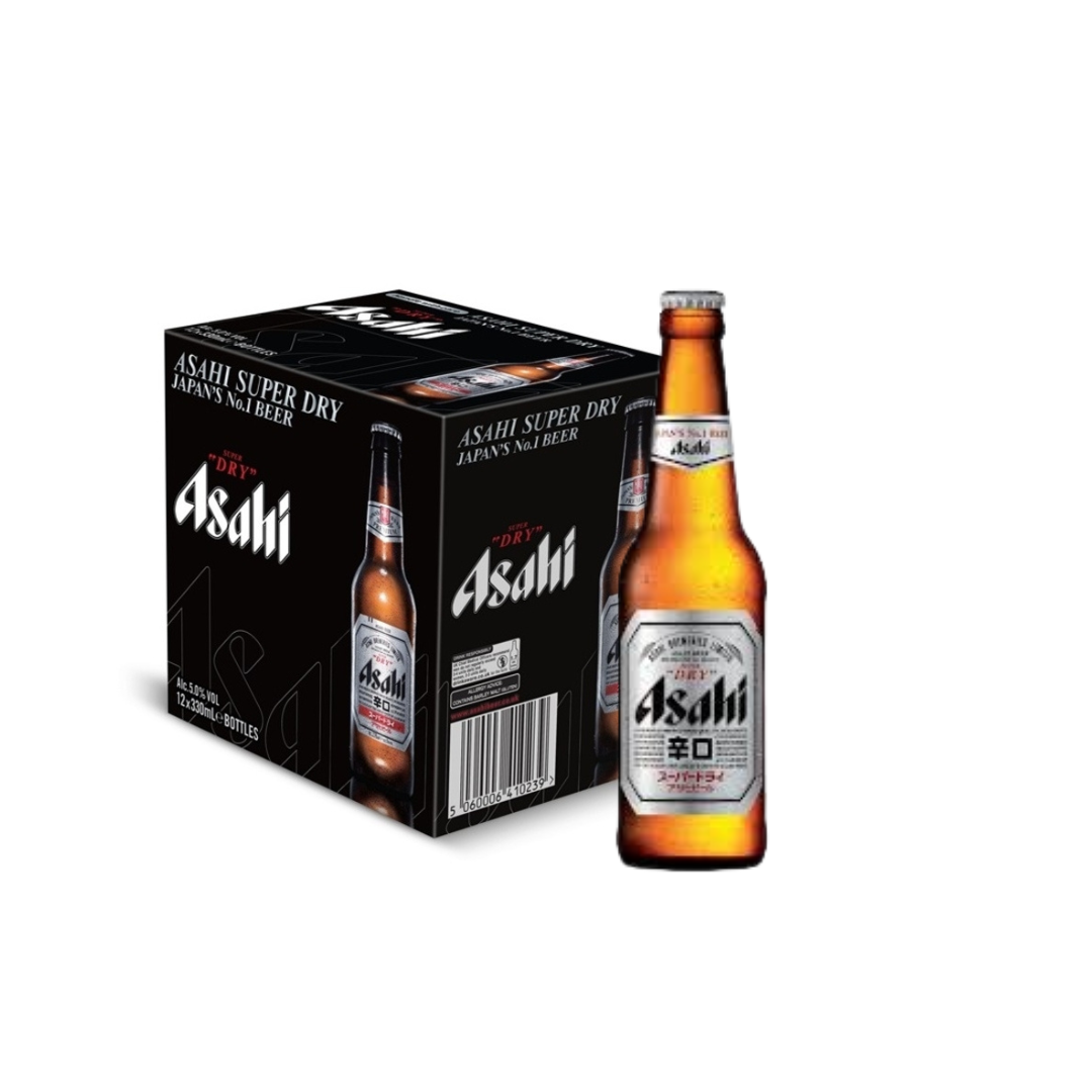 ASAHI SUPER DRY BEER BTL (24X33CL)