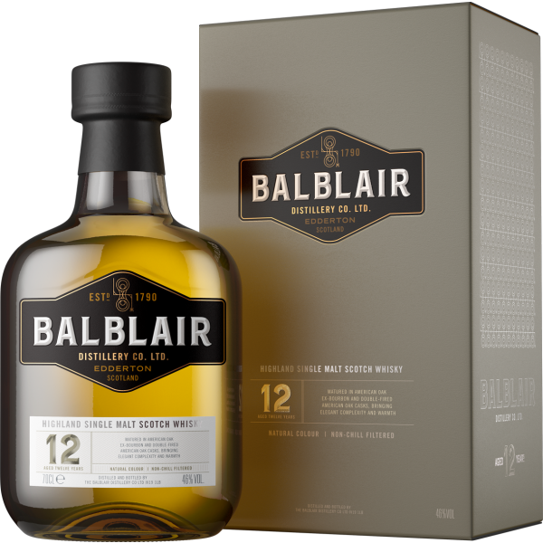 BALBLAIR 12 YEARS OLD WHISKEY 70CL