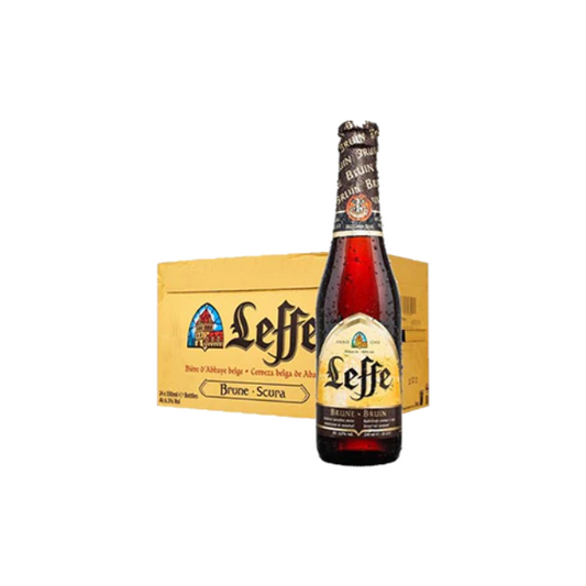 LEFFE BRUNE BEER BTL (24X33CL)